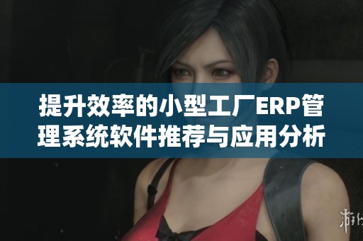 提升效率的小型工廠(chǎng)ERP管理系統(tǒng)軟件推薦與應(yīng)用分析 提升效率的小型工廠(chǎng)ERP管理系統(tǒng)軟件推薦與應(yīng)用分析