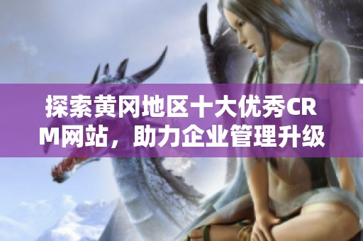探索黃岡地區(qū)十大優(yōu)秀CRM網(wǎng)站，助力企業(yè)管理升級與發(fā)展