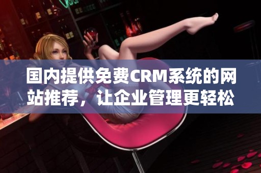 國內(nèi)提供免費CRM系統(tǒng)的網(wǎng)站推薦，讓企業(yè)管理更輕松