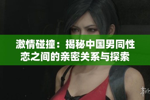 激情碰撞：揭秘中國男同性戀之間的親密關系與探索