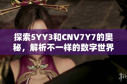 探索5YY3和CNV7Y7的奧秘，解析不一樣的數(shù)字世界