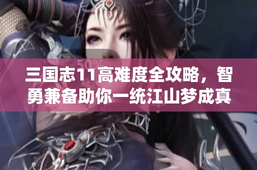 三國志11高難度全攻略，智勇兼?zhèn)渲阋唤y(tǒng)江山夢成真！