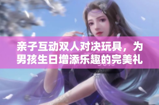 親子互動雙人對決玩具，為男孩生日增添樂趣的完美禮物