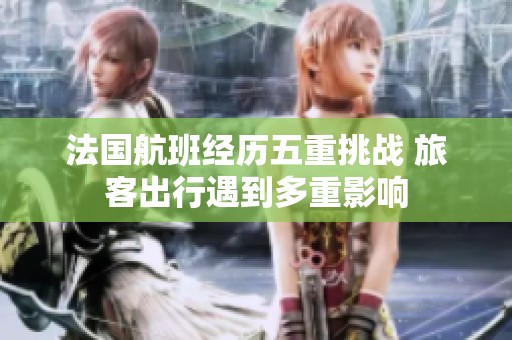 法國航班經(jīng)歷五重挑戰(zhàn) 旅客出行遇到多重影響