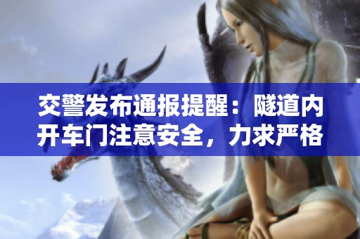 交警發(fā)布通報(bào)提醒:隧道內(nèi)開(kāi)車(chē)門(mén)注意安全,力求嚴(yán)格執(zhí)行管理措施 交警發(fā)布通報(bào)提醒:隧道內(nèi)開(kāi)車(chē)門(mén)注意安全,力求嚴(yán)格執(zhí)行管理措施