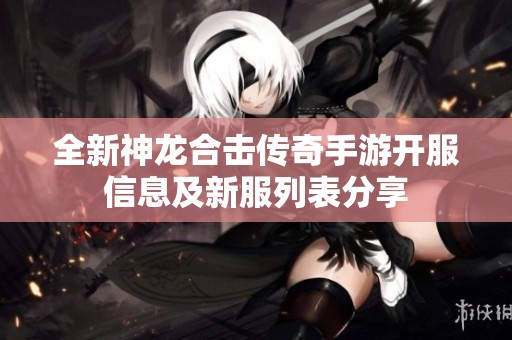 全新神龍合擊傳奇手游開(kāi)服信息及新服列表分享