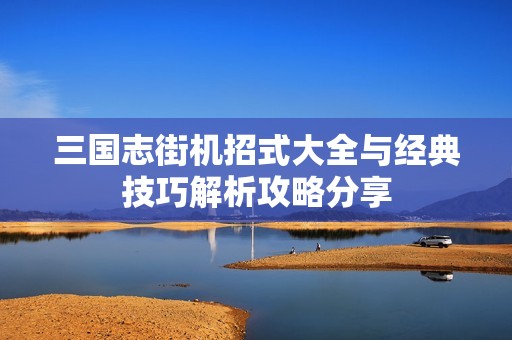 三國志街機招式大全與經典技巧解析攻略分享