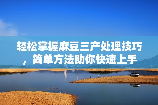 輕松掌握麻豆三產(chǎn)處理技巧，簡單方法助你快速上手