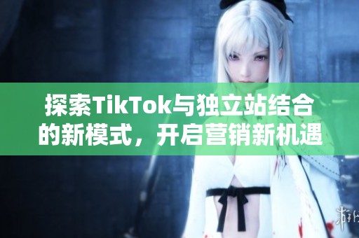 探索TikTok與獨立站結(jié)合的新模式，開啟營銷新機遇
