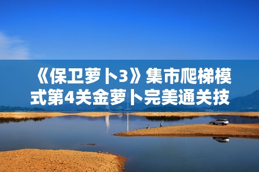 《保衛(wèi)蘿卜3》集市爬梯模式第4關(guān)金蘿卜完美通關(guān)技巧解析