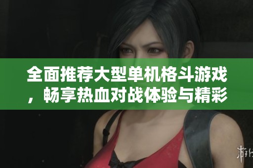 全面推薦大型單機(jī)格斗游戲，暢享熱血對(duì)戰(zhàn)體驗(yàn)與精彩玩法
