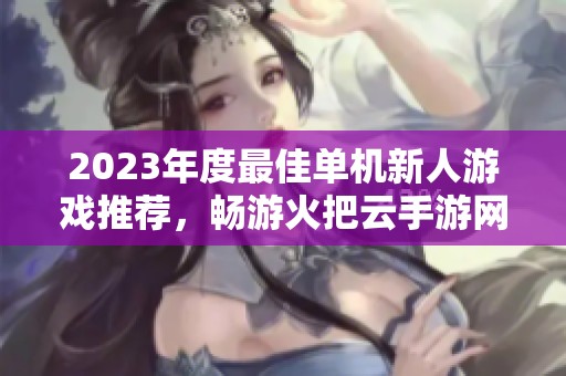 2023年度最佳單機(jī)新人游戲推薦，暢游火把云手游網(wǎng)精彩榜單