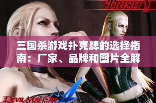三國(guó)殺游戲撲克牌的選擇指南：廠家、品牌和圖片全解析