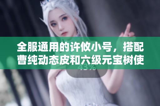 全服通用的許攸小號，搭配曹純動態(tài)皮和六級元寶樹使用指南