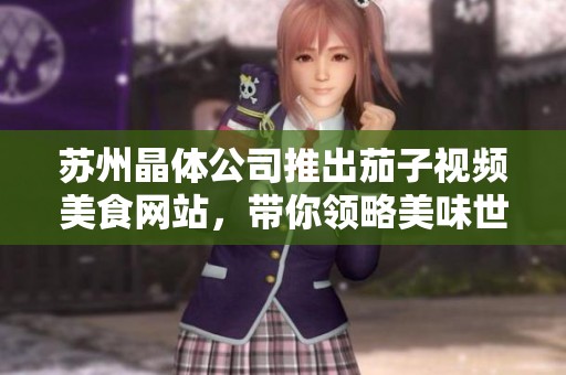 蘇州晶體公司推出茄子視頻美食網(wǎng)站，帶你領(lǐng)略美味世界