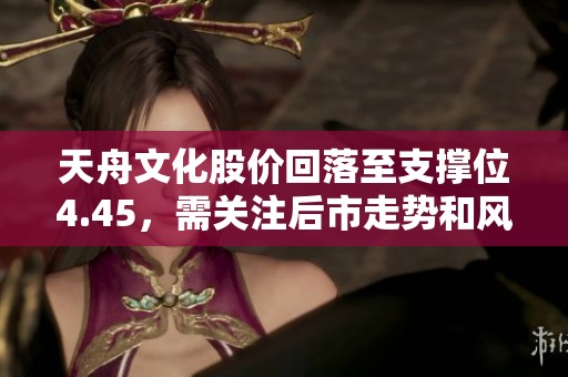 天舟文化股價回落至支撐位4.45，需關注后市走勢和風險因素