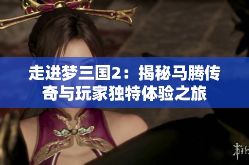 走進(jìn)夢三國2：揭秘馬騰傳奇與玩家獨特體驗之旅