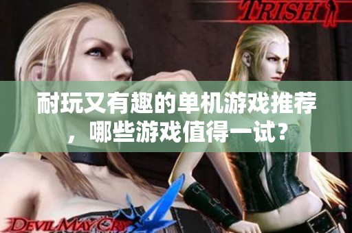 耐玩又有趣的單機(jī)游戲推薦，哪些游戲值得一試？
