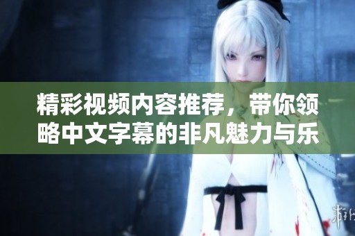 精彩視頻內(nèi)容推薦，帶你領(lǐng)略中文字幕的非凡魅力與樂趣