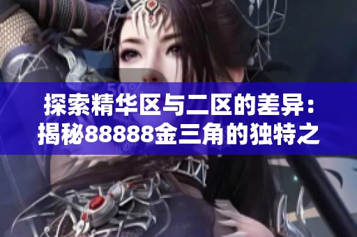 探索精華區(qū)與二區(qū)的差異：揭秘88888金三角的獨特之處