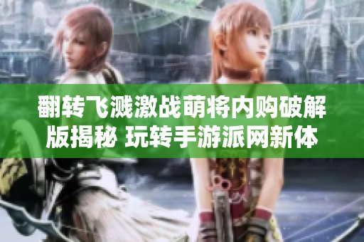 翻轉飛濺激戰(zhàn)萌將內購破解版揭秘 玩轉手游派網(wǎng)新體驗