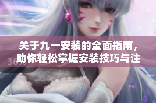 關(guān)于九一安裝的全面指南，助你輕松掌握安裝技巧與注意事項