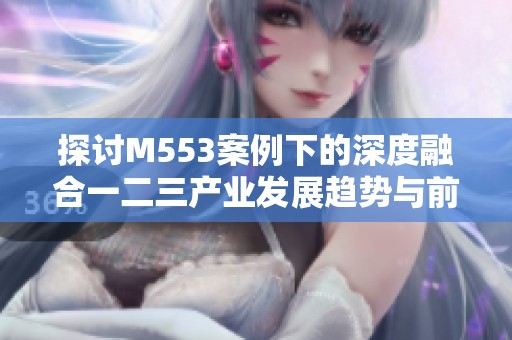 探討M553案例下的深度融合一二三產業(yè)發(fā)展趨勢與前景分析