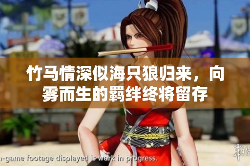 竹馬情深似海只狼歸來，向霧而生的羈絆終將留存