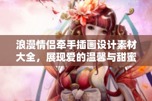 浪漫情侶牽手插畫(huà)設(shè)計(jì)素材大全，展現(xiàn)愛(ài)的溫馨與甜蜜瞬間