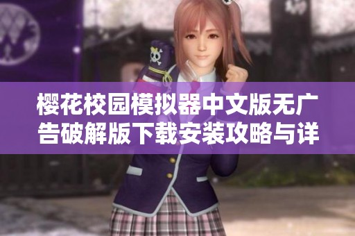 櫻花校園模擬器中文版無廣告破解版下載安裝攻略與詳細步驟分享