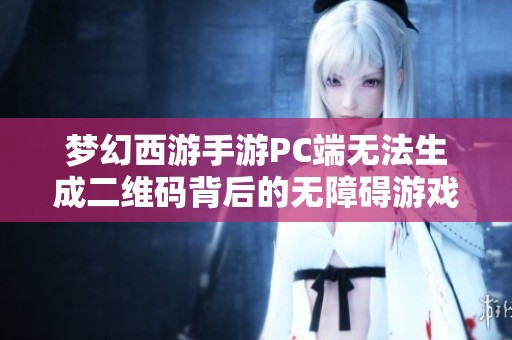 夢(mèng)幻西游手游PC端無(wú)法生成二維碼背后的無(wú)障礙游戲體驗(yàn)挑戰(zhàn)揭秘