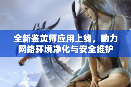 全新鑒黃師應(yīng)用上線，助力網(wǎng)絡(luò)環(huán)境凈化與安全維護