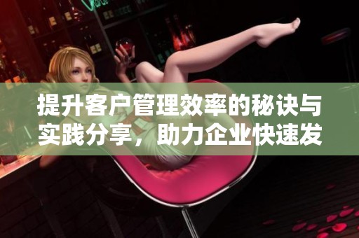 提升客戶管理效率的秘訣與實(shí)踐分享，助力企業(yè)快速發(fā)展之路