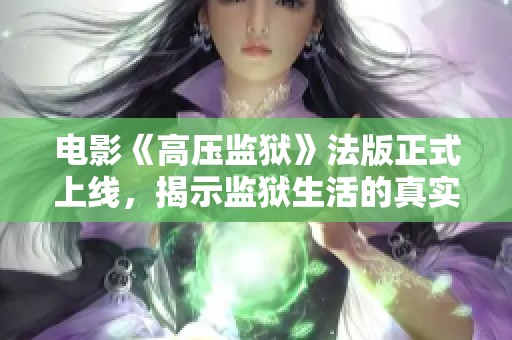 電影《高壓監(jiān)獄》法版正式上線，揭示監(jiān)獄生活的真實與挑戰(zhàn)