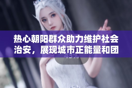 熱心朝陽(yáng)群眾助力維護(hù)社會(huì)治安，展現(xiàn)城市正能量和團(tuán)結(jié)力量