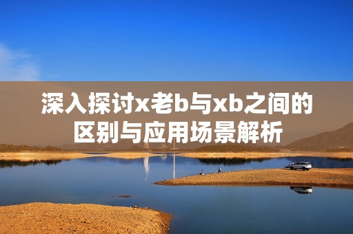 深入探討x老b與xb之間的區(qū)別與應用場景解析