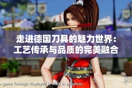 走進(jìn)德國(guó)刀具的魅力世界：工藝傳承與品質(zhì)的完美融合