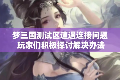 夢三國測試區(qū)遭遇連接問題 玩家們積極探討解決辦法