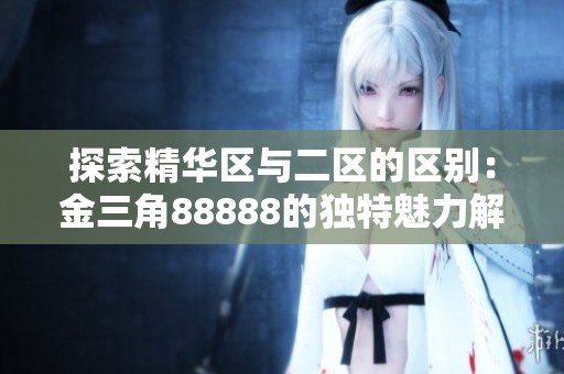 探索精華區(qū)與二區(qū)的區(qū)別：金三角88888的獨特魅力解析