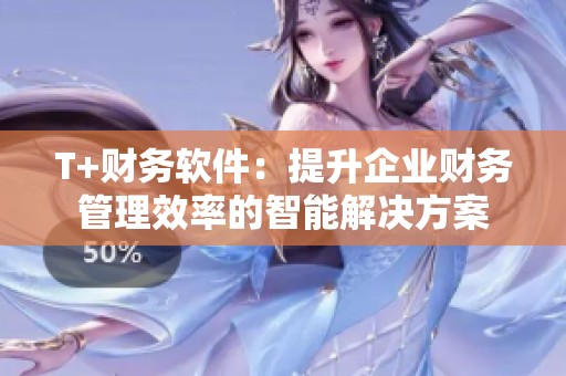 T+財務(wù)軟件：提升企業(yè)財務(wù)管理效率的智能解決方案