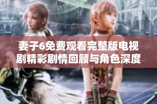 妻子6免費觀看完整版電視劇精彩劇情回顧與角色深度分析