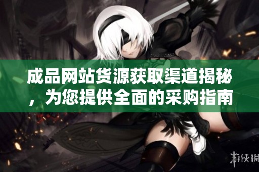 成品網(wǎng)站貨源獲取渠道揭秘，為您提供全面的采購(gòu)指南與建議