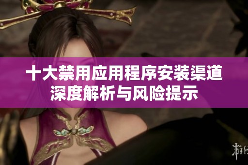 十大禁用應(yīng)用程序安裝渠道深度解析與風(fēng)險(xiǎn)提示