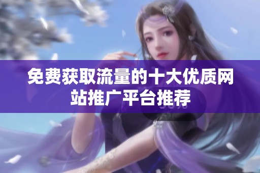 免費獲取流量的十大優(yōu)質(zhì)網(wǎng)站推廣平臺推薦