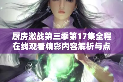廚房激戰(zhàn)第三季第17集全程在線觀看精彩內(nèi)容解析與點(diǎn)評(píng)