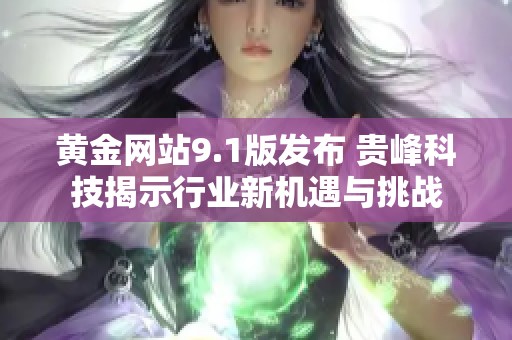 黃金網(wǎng)站9.1版發(fā)布 貴峰科技揭示行業(yè)新機遇與挑戰(zhàn)